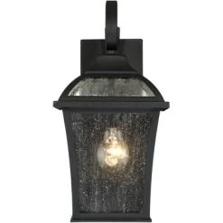 John Timberland Mosconi Rustic Outdoor Wall Lights Fixture Set Of 2 Textured Black 15" Clear Seedy Glass For Post Exterior Barn Deck House Porch Yard 12 John Timberland Mosconi Rustic Outdoor Wall Lights Fixture Set Of 2 Textured Black 15" Clear Seedy Glass For Post Exterior Barn Deck House Porch Yard -John Timberland GUEST 98183f82 7ac4 40c9 aa69 7bc55ba216d4