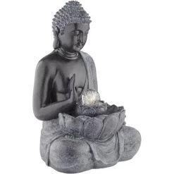 John Timberland Sitting Buddha Zen Outdoor Water Fountain With LED Light 28" For Yard Garden Patio Deck Porch House Exterior Balcony Meditation -John Timberland GUEST 9b2c4368 65dd 4714 a342 7c51f773a99c