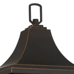 John Timberland Sunderland Rustic Mission Outdoor Wall Light Fixture Black Gold 24 3/4" Clear Glass For Post Exterior Barn Deck House Porch Yard Patio -John Timberland GUEST 9cb89ee3 6f2e 471a b89e 7bc2e96a8729