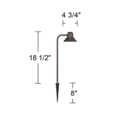 John Timberland Jayce 18 1/2" High Bronze LED Landscape Path Lights Set Of 2 11 John Timberland Jayce 18 1/2" High Bronze LED Landscape Path Lights Set Of 2 -John Timberland GUEST a7942a8a 7aaa 415f 9806 4c9a33d9396d