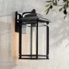 John Timberland North House Mission Outdoor Wall Light Fixture Matte Black Metal 19" Clear Glass For Post Exterior Barn Deck House Porch Yard Patio 1 John Timberland North House Mission Outdoor Wall Light Fixture Matte Black Metal 19" Clear Glass For Post Exterior Barn Deck House Porch Yard Patio -John Timberland GUEST ab511f6d 12ef 4c18 8d4c 7862f09d6bfb