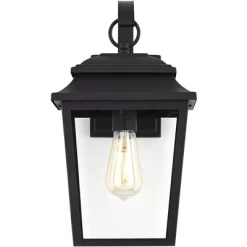 John Timberland Bellis Verde Rustic Outdoor Wall Light Fixture Texturized Black 15 1/4" Clear Glass For Post Exterior Barn Deck House Porch Yard Home -John Timberland GUEST b3a6ad66 dda5 4f16 8163 d216a28e9f2b