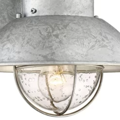 John Timberland Modern Industrial Outdoor Barn Lights Set Of 2 Metal Dusk To Dawn Motion Sensor Gooseneck 9" Clear Glass Exterior -John Timberland GUEST b6629419 1706 46d5 b9fa 067d8426ca45