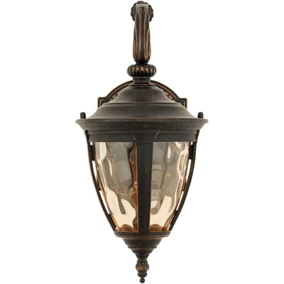 John Timberland Rustic Industrial Outdoor Wall Light Fixture Bronze Metal 13 1/2" Glass Wet Rated For Exterior House Patio Home 7 John Timberland Rustic Industrial Outdoor Wall Light Fixture Bronze Metal 13 1/2" Glass Wet Rated For Exterior House Patio Home - Image 5