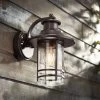 John Timberland Galt Outdoor Mission Wall Light Fixture Oil Rubbed Bronze Motion Sensor Dusk To Dawn 11 1/4" Seedy Glass For Post Exterior Barn Deck -John Timberland GUEST ba0b7a32 e3ba 4802 a0b3 68e5639263a9