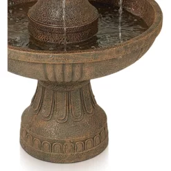 John Timberland Ravenna Rustic 3 Tier Weathered Stone Cascading Outdoor Floor Water Fountain 43" For Yard Garden Patio Home Deck Porch House Exterior -John Timberland GUEST bf045d4f d6f6 46a3 b0ac 220e47a5aaa1