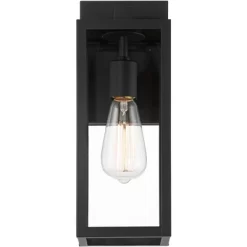 John Timberland Titan Modern Outdoor Wall Light Fixtures Set Of 2 Mystic Black 14 1/4" Clear Glass For Post Exterior Barn Deck House Porch Yard Patio 10 John Timberland Titan Modern Outdoor Wall Light Fixtures Set Of 2 Mystic Black 14 1/4" Clear Glass For Post Exterior Barn Deck House Porch Yard Patio -John Timberland GUEST bfa4df32 c216 48a4 a84b de1c710b21bd