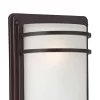 John Timberland Habitat Modern Industrial Outdoor Wall Light Fixtures Set Of 2 Rubbed Bronze 16" Opal Glass For Post Exterior Barn Deck -John Timberland GUEST c16ea479 8be4 4ebe b30a 54a387d6e9b7