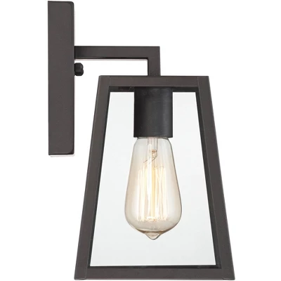 John Timberland Arrington Modern Outdoor Wall Light Fixture Mystic Black 10 3/4" Clear Glass For Post Exterior Barn Deck House Porch Yard Posts Patio 6 John Timberland Arrington Modern Outdoor Wall Light Fixture Mystic Black 10 3/4" Clear Glass For Post Exterior Barn Deck House Porch Yard Posts Patio - Image 4