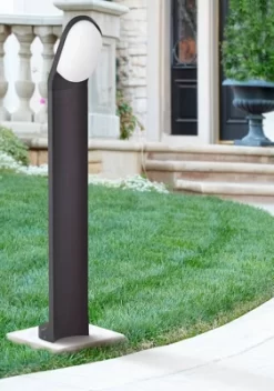 John Timberland Marketa 35 1/2"H Black LED Landscape Bollard Lights Set Of 2 -John Timberland GUEST d0d6cb5e 3659 439e b59b 29ceac91a452