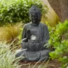 John Timberland Sitting Buddha Zen Outdoor Water Fountain With LED Light 28" For Yard Garden Patio Deck Porch House Exterior Balcony Meditation 2 John Timberland Sitting Buddha Zen Outdoor Water Fountain With LED Light 28" For Yard Garden Patio Deck Porch House Exterior Balcony Meditation -John Timberland GUEST d60d31a2 0362 4146 8c4e 1cf2f978e5a7