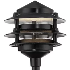 John Timberland Pagoda Black 10-Piece Outdoor LED Landscape Lighting Set -John Timberland GUEST d8bee5d4 de20 4751 9c89 79e67b37411f 1