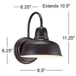 John Timberland Rustic Outdoor Wall Light Fixture Bronze 11 1/4" Urban Barn Farmhouse For Exterior House Porch Patio 13 John Timberland Rustic Outdoor Wall Light Fixture Bronze 11 1/4" Urban Barn Farmhouse For Exterior House Porch Patio -John Timberland GUEST d9f93ef8 f566 4f3c 950e 3f56a735475d