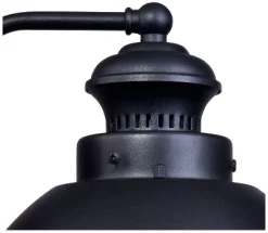 John Timberland Industrial Outdoor Wall Light Fixtures Set Of 2 Black Metal LED 8" Seedy Glass For Exterior Barn Deck House Porch -John Timberland GUEST dc55ee09 17f0 4526 afcd 5e04d8ccff1c