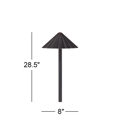 John Timberland Davenport Bronze Scalloped 3 Watt LED Landscape Path Light 7 John Timberland Davenport Bronze Scalloped 3 Watt LED Landscape Path Light - Image 5