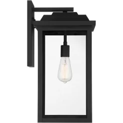 John Timberland Eastcrest Modern Outdoor Wall Light Fixture Textured Black 20 1/2" Clear Glass Panels For Post Exterior Barn Deck House Porch Patio -John Timberland GUEST e2f340f6 d4f5 47fe 8347 a8e328e65b0f