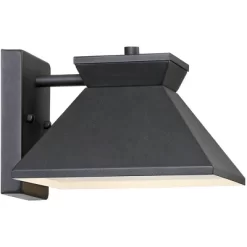 John Timberland Whatley Modern Outdoor Wall Light Fixture Black LED 6 1/4" Metal Shade For Post Exterior Barn Deck House Porch Yard Posts Patio Home -John Timberland GUEST e4d049cd 2f6b 41b7 aaff 32aaa7318061