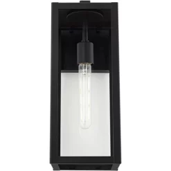 John Timberland Titan Modern Outdoor Wall Light Fixture Mystic Black 17" Clear Glass For Post Exterior Barn Deck House Porch Yard Patio Home Outside -John Timberland GUEST e4fcfd1d 0e06 46a8 9a1f 56c1272c7cf0