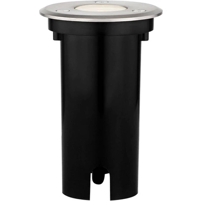 John Timberland Lincoln 4 1/2" High Black LED In-Ground Lights Set Of 2 4 John Timberland Lincoln 4 1/2" High Black LED In-Ground Lights Set Of 2 - Image 2