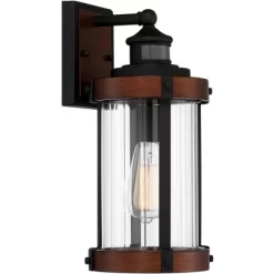 John Timberland Stan Industrial Outdoor Wall Light Fixture Dark Faux Wood Black Motion Sensor 15 1/2" Clear Glass For Post Exterior Barn Deck House 11 John Timberland Stan Industrial Outdoor Wall Light Fixture Dark Faux Wood Black Motion Sensor 15 1/2" Clear Glass For Post Exterior Barn Deck House -John Timberland GUEST e7fa3367 261d 487c b9d8 bb0dcbe4169c