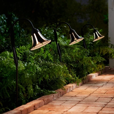 John Timberland Tulip 27" High Dark Rust LED Landscape Lights Set Of 2 7 John Timberland Tulip 27" High Dark Rust LED Landscape Lights Set Of 2 - Image 5