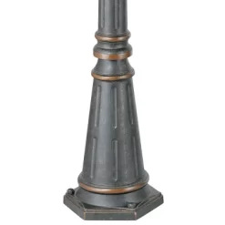 John Timberland Hepworth Vintage Rustic Outdoor Post Light And Cap Base Veranda Bronze 76 3/4" For Post Exterior Barn Deck House Porch Yard Patio Home -John Timberland GUEST e8e4173e f110 4764 8d8d 7c06971691d5