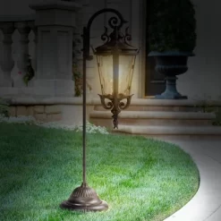John Timberland Casa Marseille™ 35"H Bronze LED Path Lights Set Of 2 -John Timberland GUEST ec30a157 2e7d 4110 96a6 d7d1e2972b48