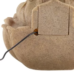 John Timberland Calm Buddha Zen Outdoor Water Fountain With LED Light 14" For Yard Garden Patio Deck Porch House Exterior Balcony Meditation -John Timberland GUEST ecfb1de4 2c23 4d33 a201 0a698ff990c1