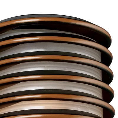 John Timberland Modern Industrial Outdoor Wall Lights Fixtures Set Of 2 Rubbed Bronze 10" Frosted Glass For Exterior House Porch 4 John Timberland Modern Industrial Outdoor Wall Lights Fixtures Set Of 2 Rubbed Bronze 10" Frosted Glass For Exterior House Porch - Image 2