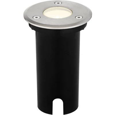 John Timberland Lincoln 4 1/2" High Black LED In-Ground Lights Set Of 2 5 John Timberland Lincoln 4 1/2" High Black LED In-Ground Lights Set Of 2 - Image 3