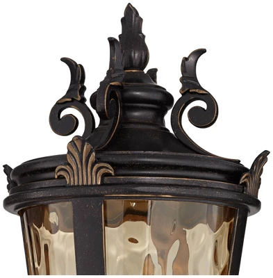 John Timberland Casa Marseille Vintage Outdoor Post Light Veranda Bronze With Pier Adaptor 28" Champagne Glass For Exterior Barn Deck House Porch Yard 3 John Timberland Casa Marseille Vintage Outdoor Post Light Veranda Bronze With Pier Adaptor 28" Champagne Glass For Exterior Barn Deck House Porch Yard