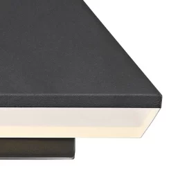 John Timberland Whatley Modern Outdoor Wall Light Fixture Black LED 6 1/4" Metal Shade For Post Exterior Barn Deck House Porch Yard Posts Patio Home -John Timberland GUEST f846d0ac eec8 4064 a733 fcaee40ba2b0